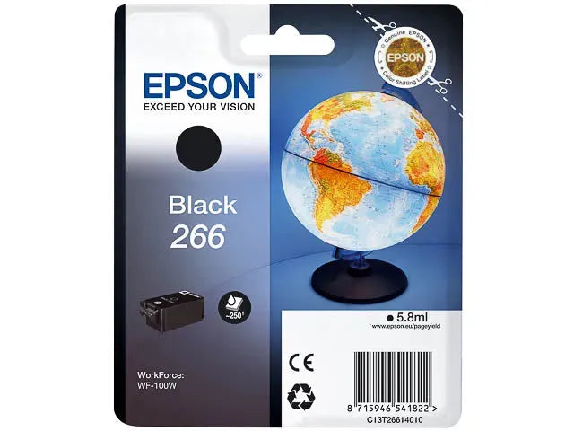 EPSON T266 Schwarz Druckerpatrone – Originalqualität für mobile Effizienz