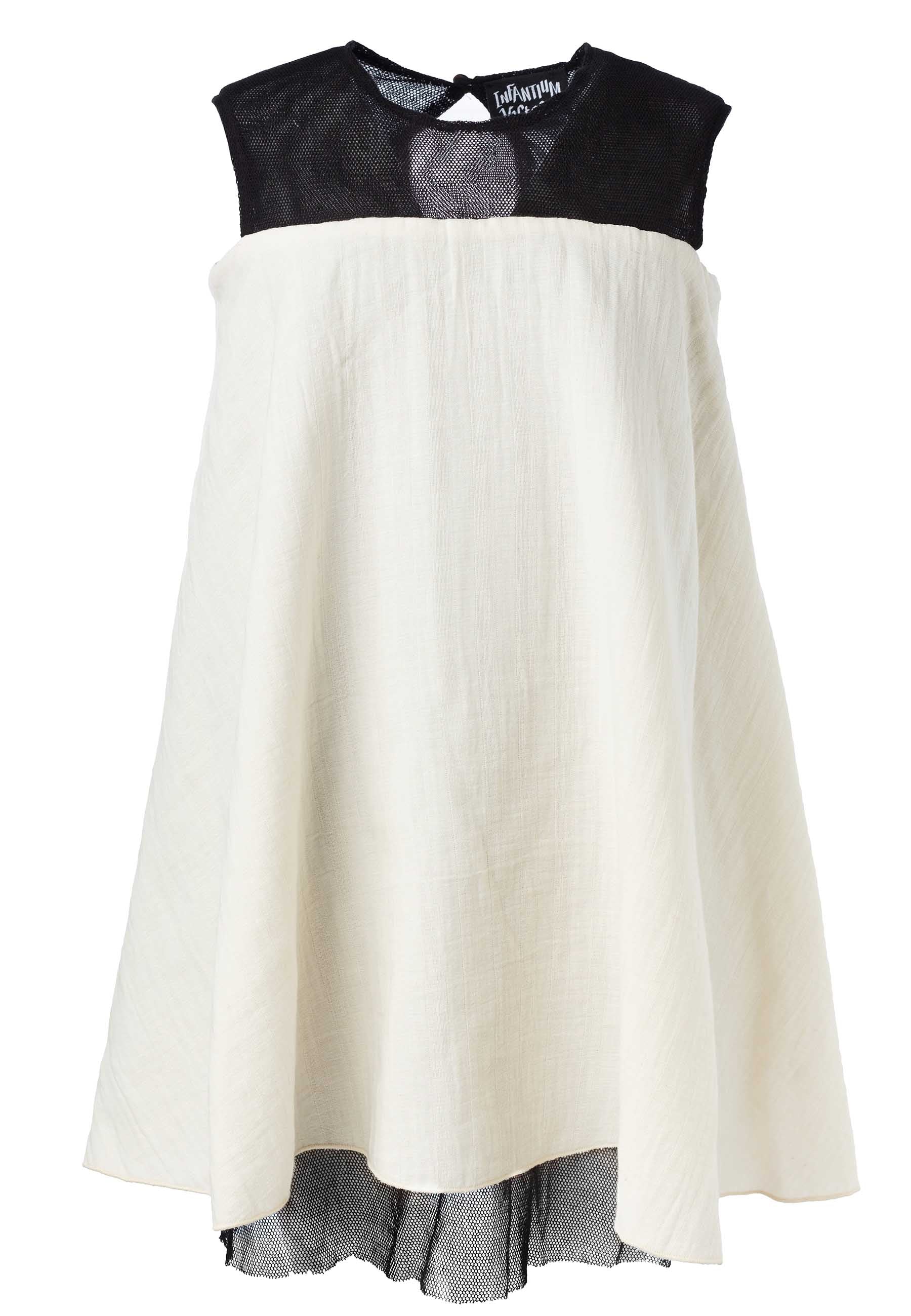 White Baby Doll Dress for Girls