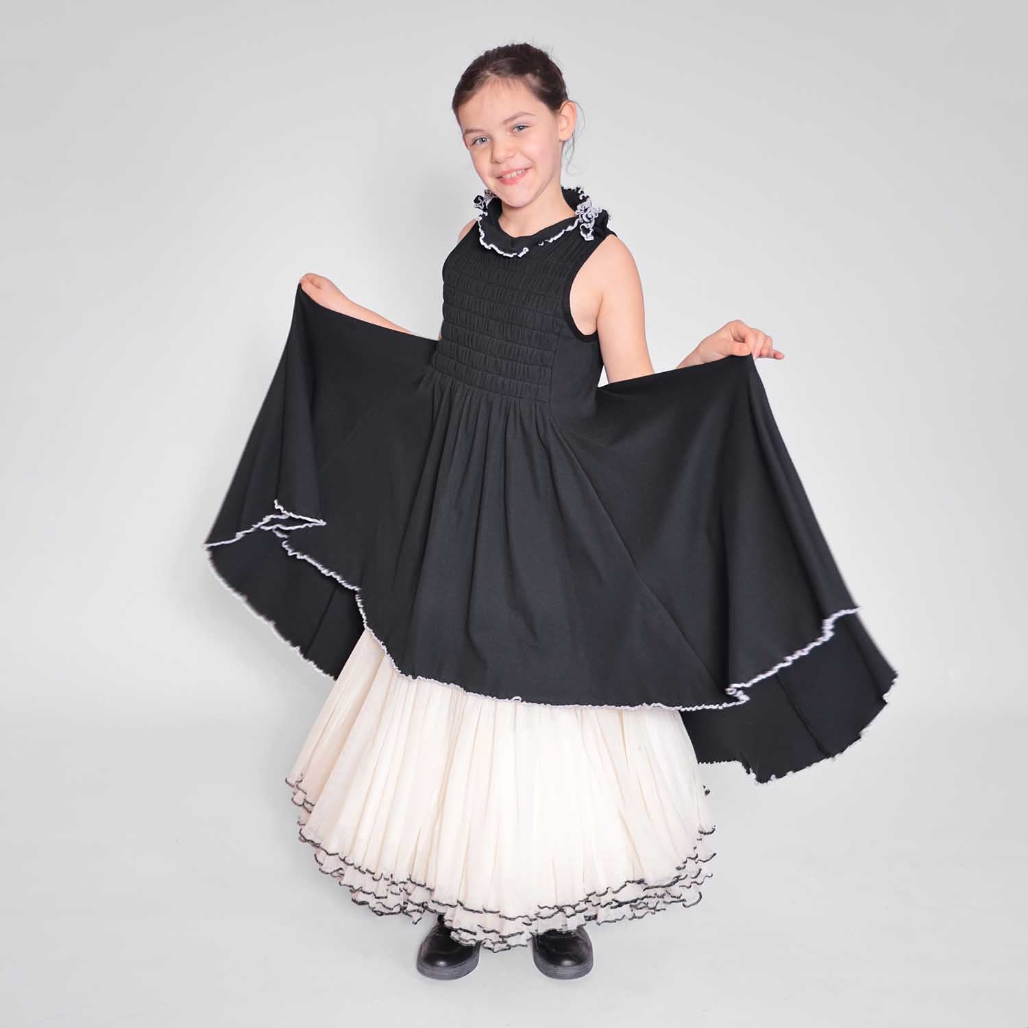 Wednesday Black Dress for Girls