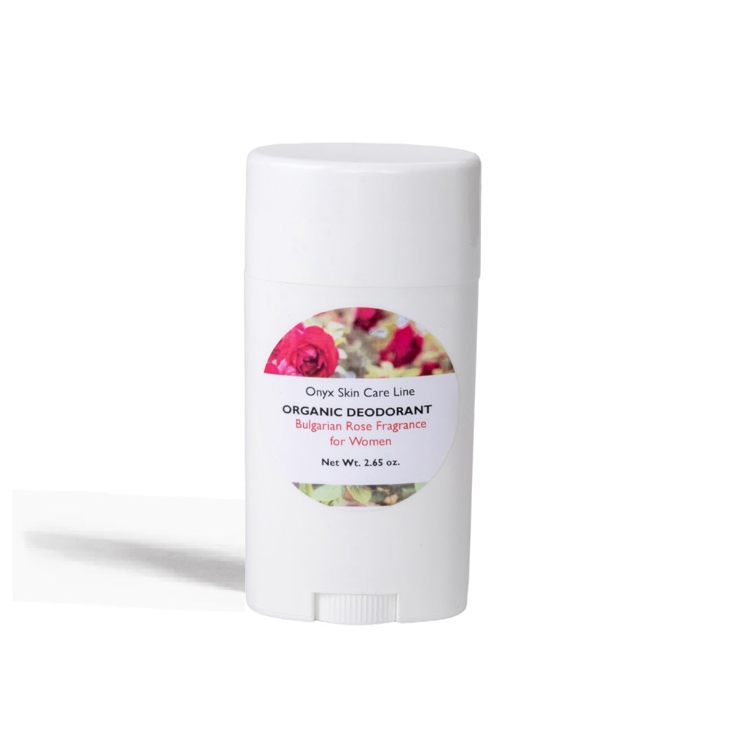 ORGANIC DEODORANT- BULGARIAN ROSE FRAGRANCE - FOR WOMEN